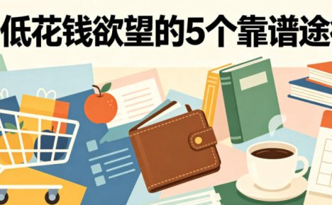 付费文章:降低花钱欲望的5个靠谱途径